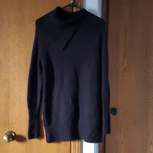 Split cowl neck tunic